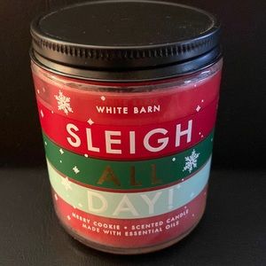 🆕 SLEIGH ALL DAY - Merry Cookie - Christmas Holiday Bath & Body Works Candle